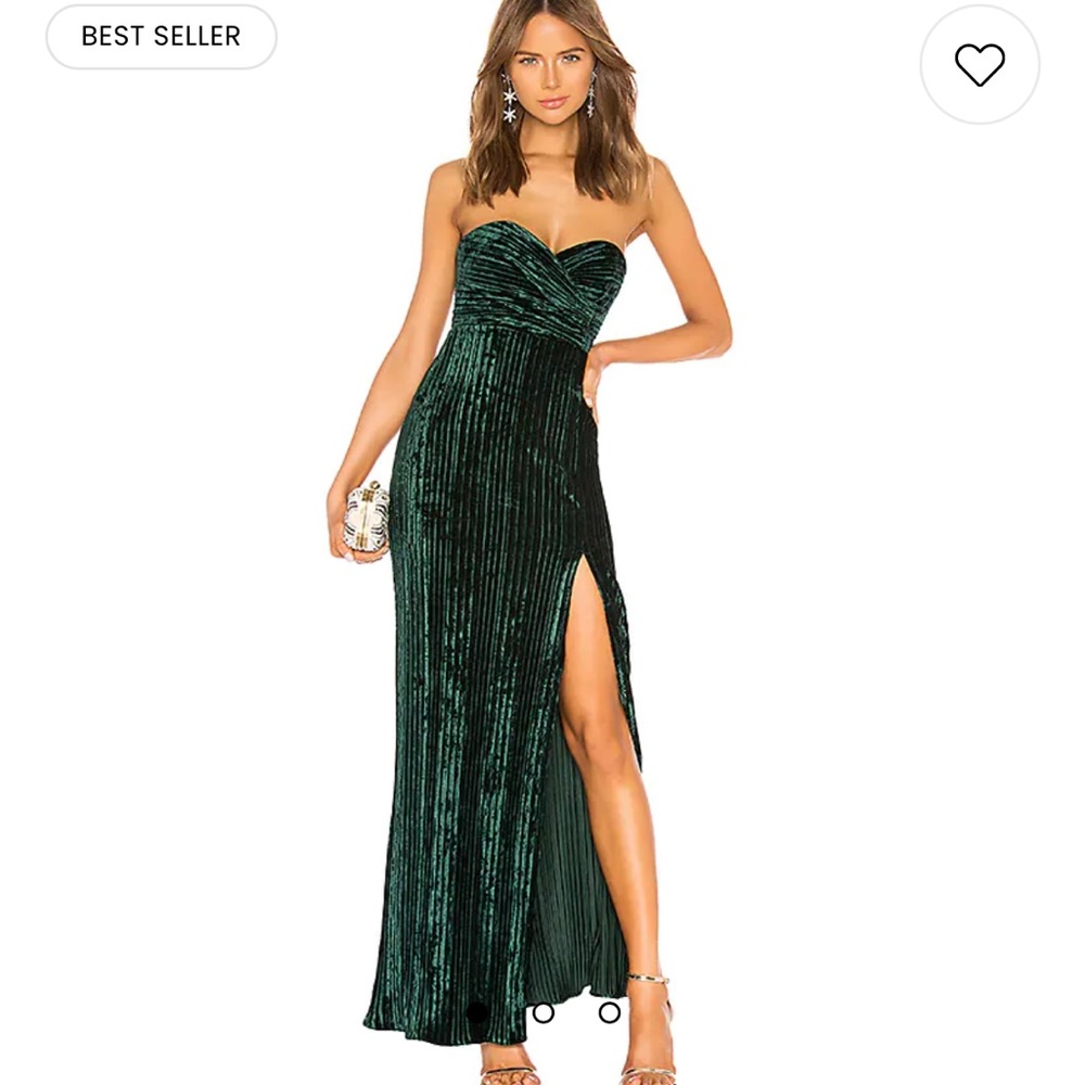 NBD Green Velvet dress